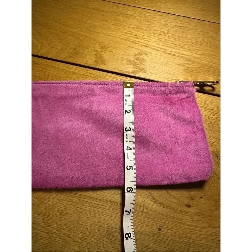 Paule Ka purple pink animal hair clutch - Picture 7 of 8